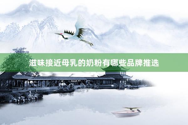 滋味接近母乳的奶粉有哪些品牌推选
